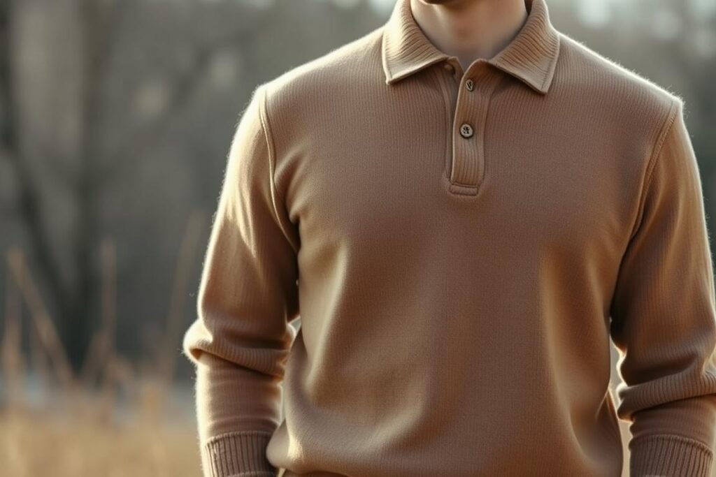 Suéter polo o retorno do clássico elegante